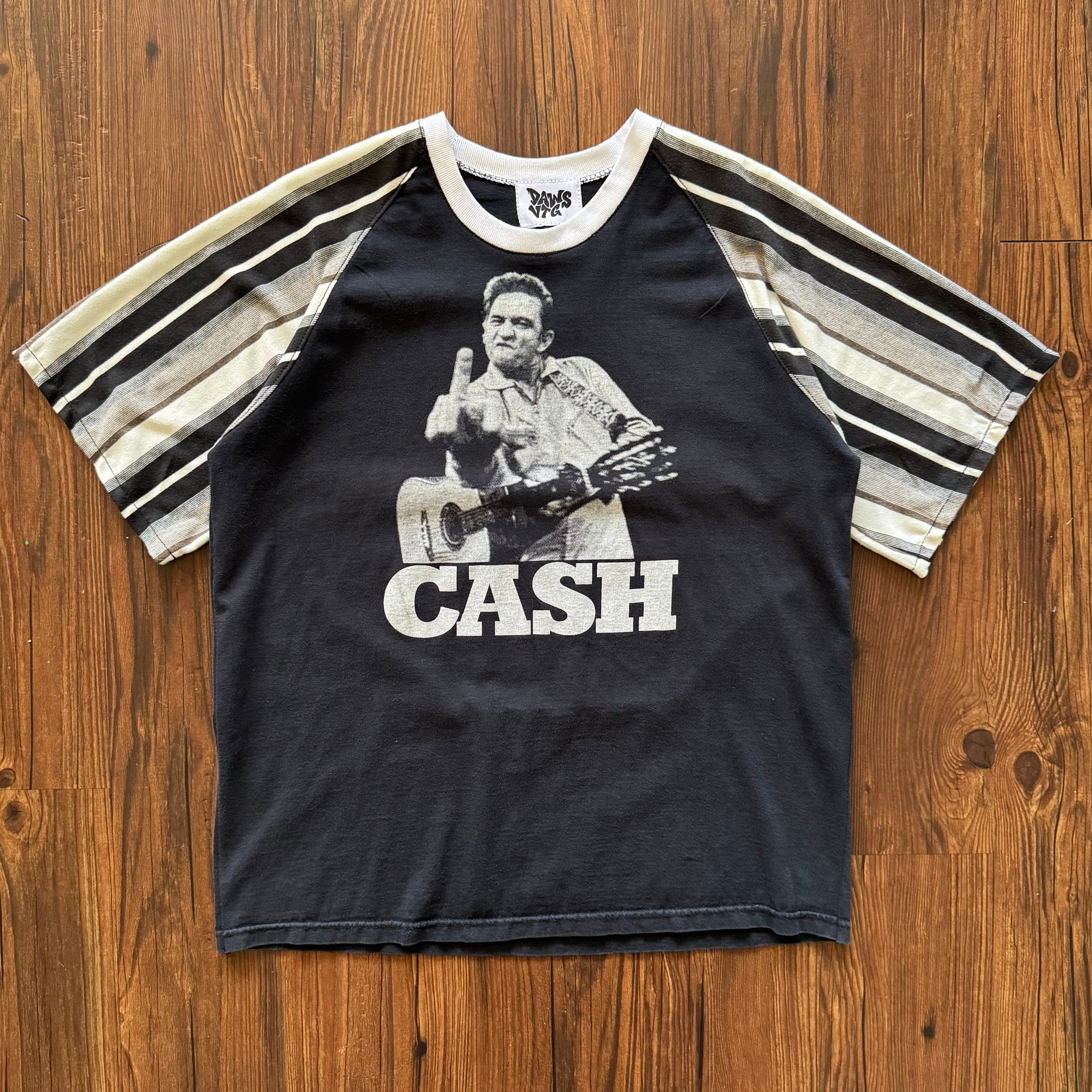 Johnny Cash Striped Shirt (Large)