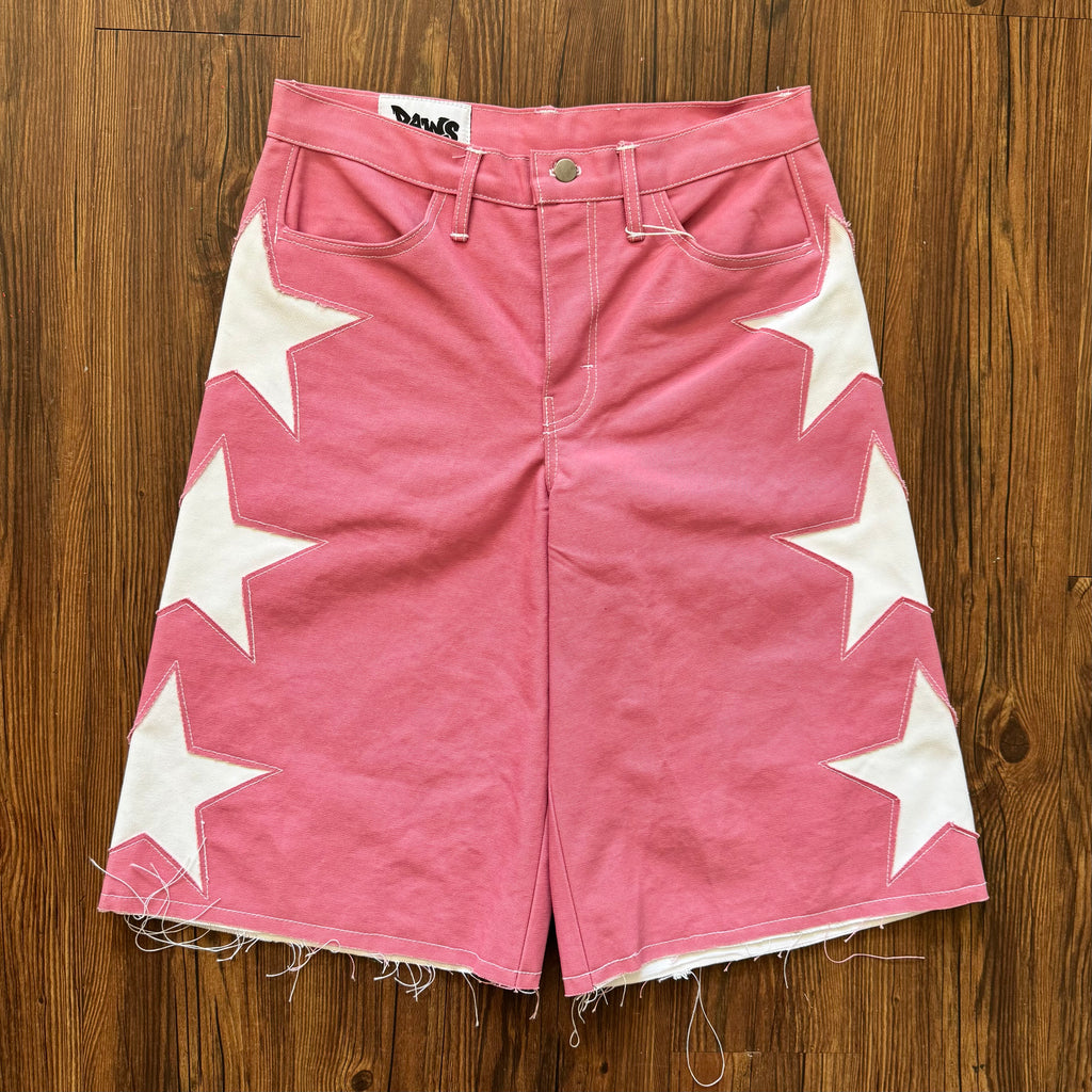 "Stars On This Side" Pink Shorts (Size 32)