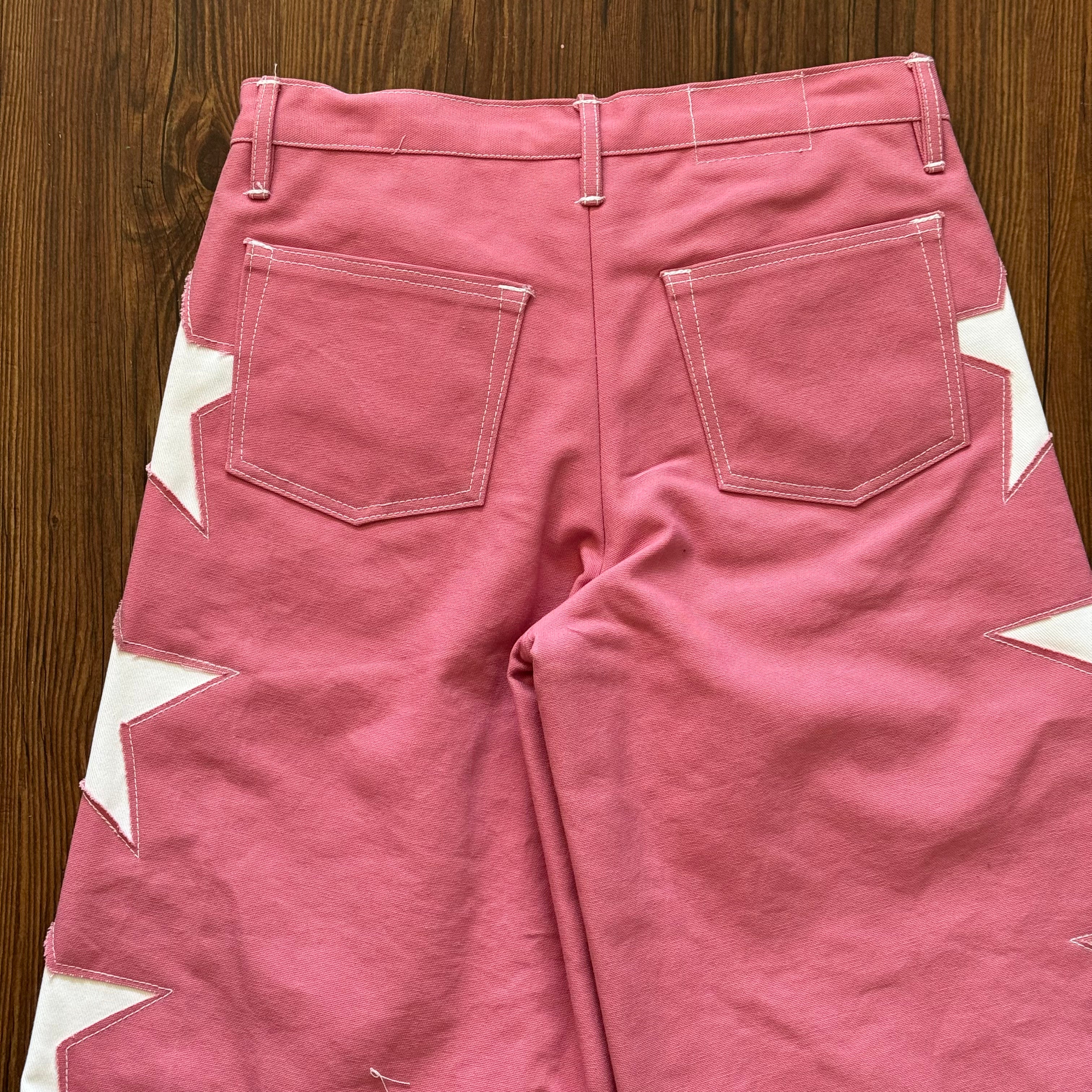 "Stars On This Side" Pink Shorts (Size 32)