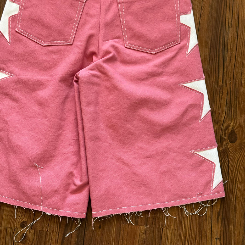 "Stars On This Side" Pink Shorts (Size 32)