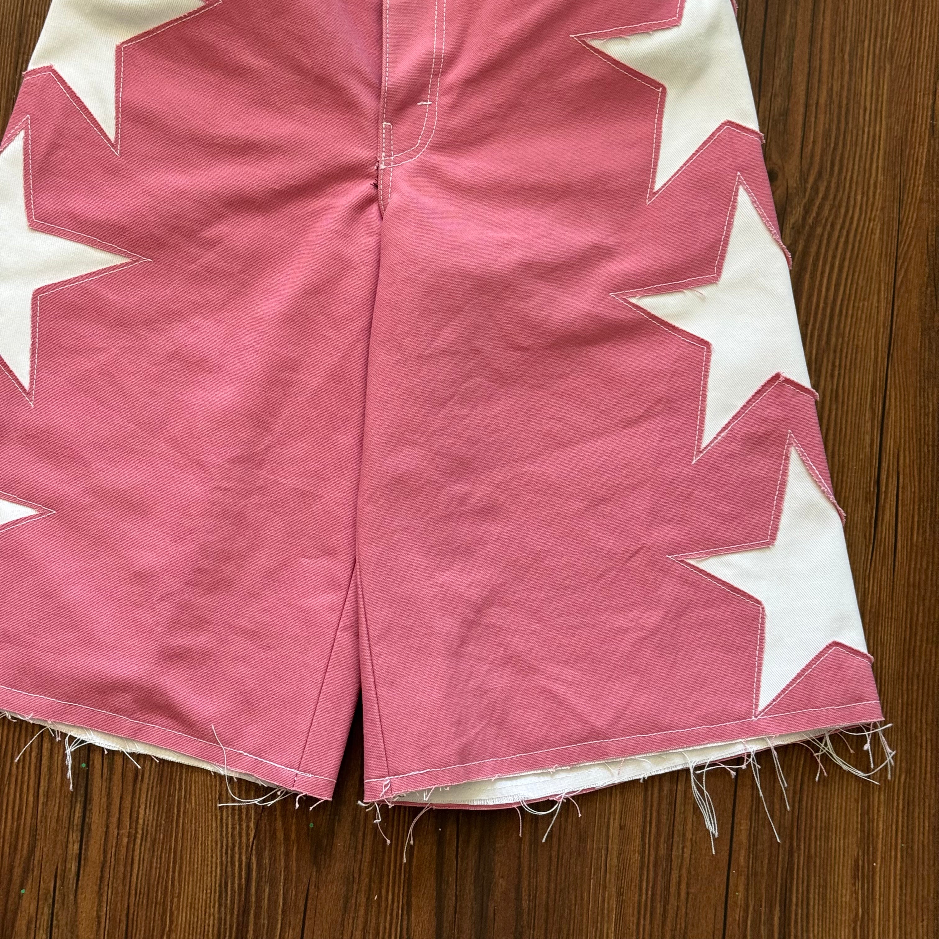 "Stars On This Side" Pink Shorts (Size 30)