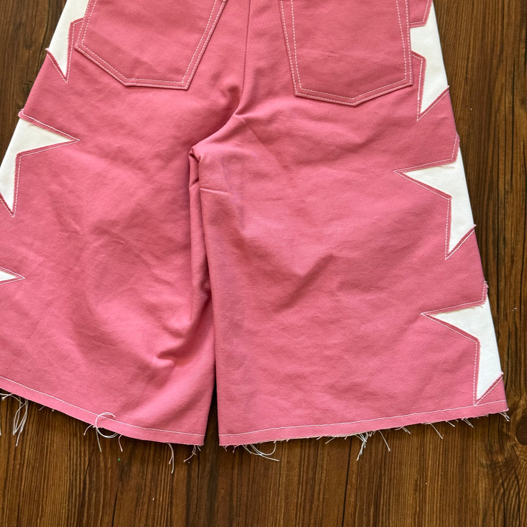 "Stars On This Side" Pink Shorts (Size 30)