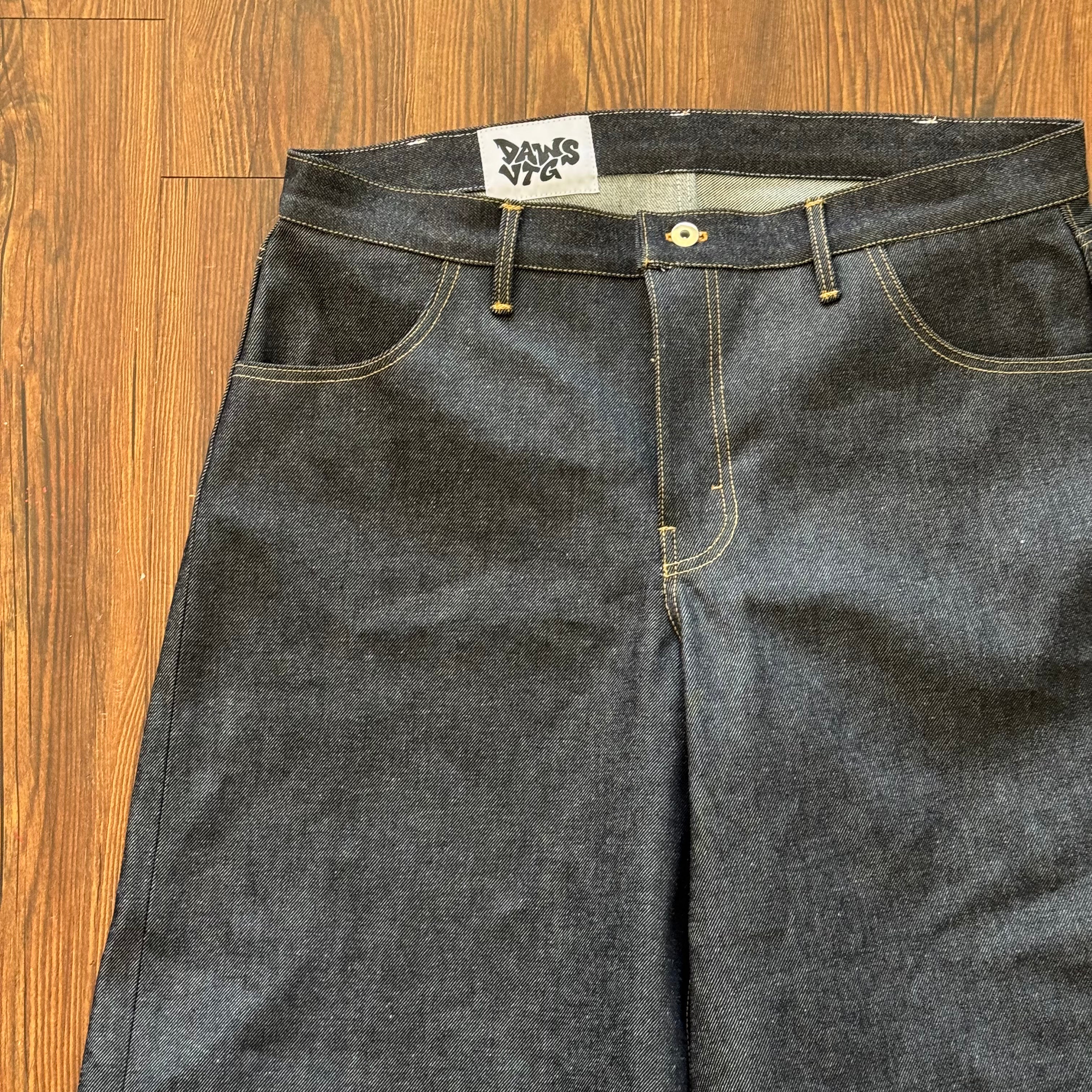 Raw Indigo Japanese Denim Jorts (Size 38)
