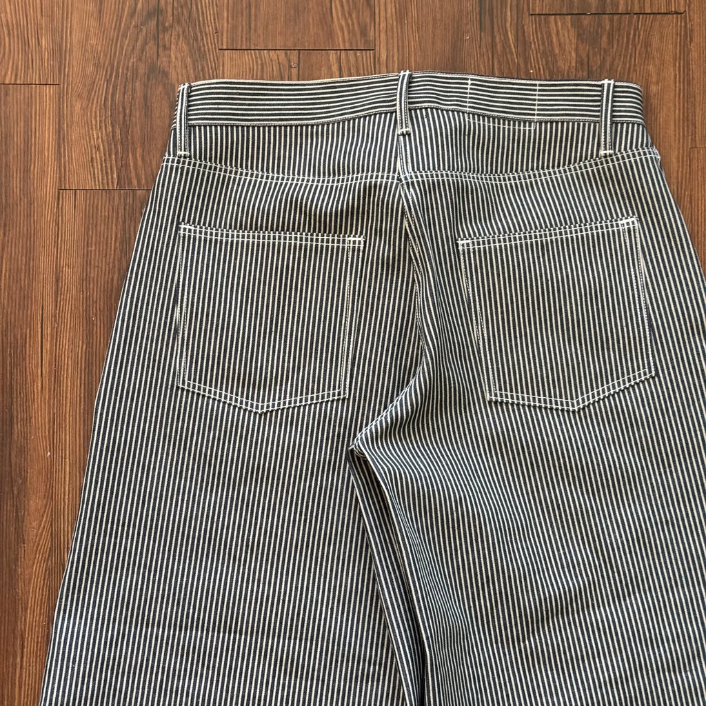 Oversized Hickory Striped Jorts (Size 36)