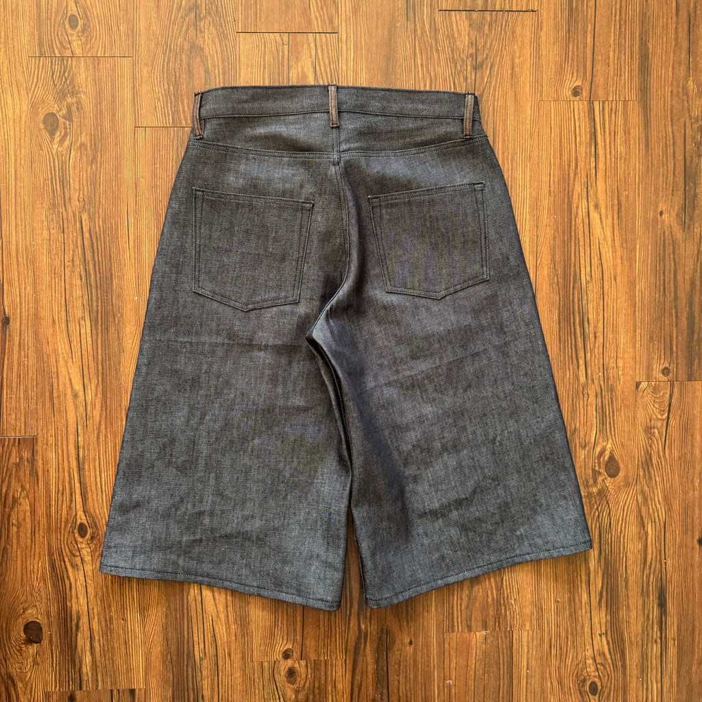 Double Sided Brown Indigo Jorts (Size 32)