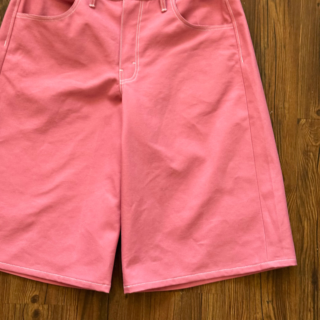 Pink Carhartt Canvas Oversized Jorts (Size 34)