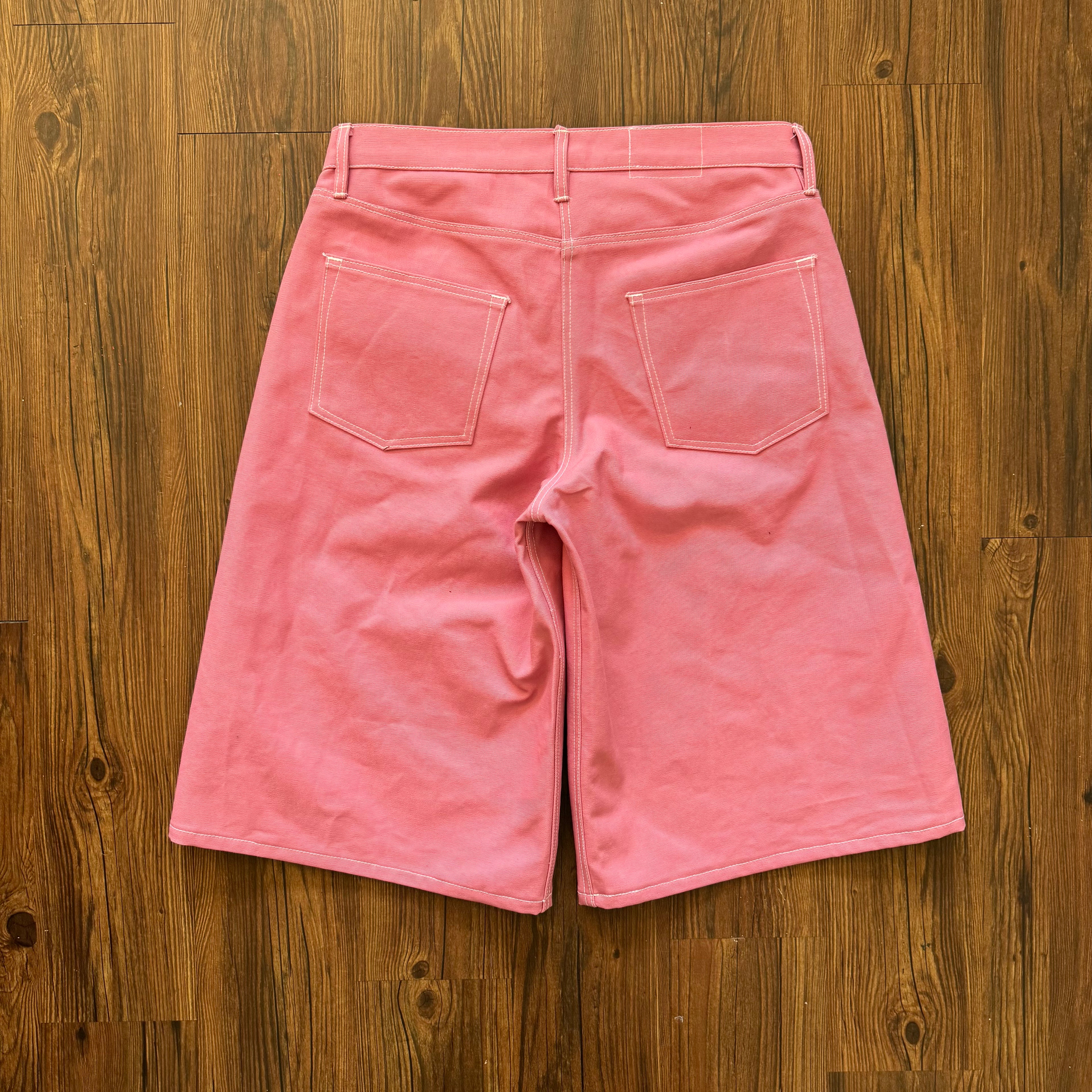 Pink Carhartt Canvas Oversized Jorts (Size 34)