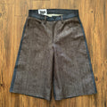 Double Sided Brown Indigo Jorts (Size 32)