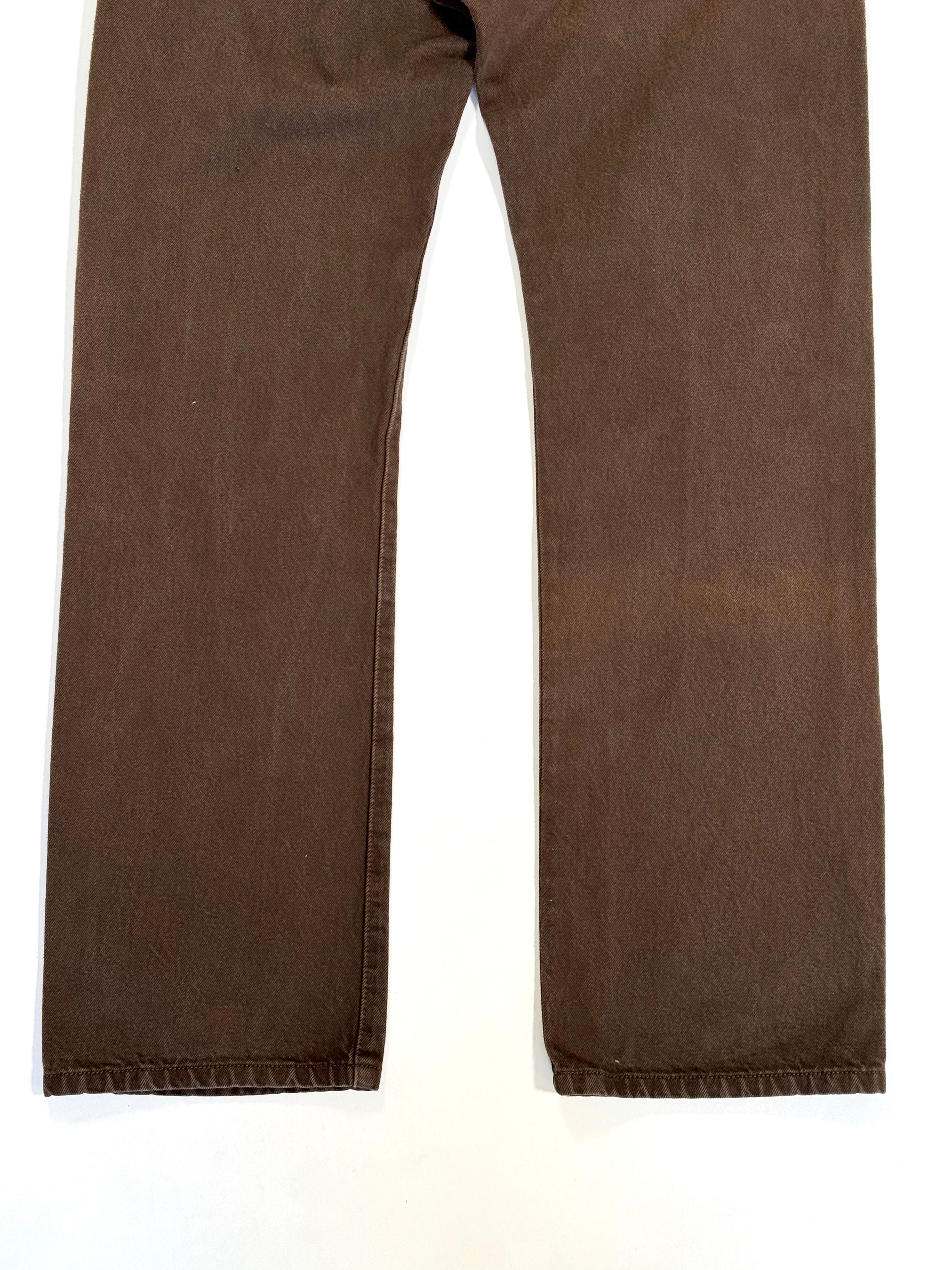 Brown Star Knee Jeans (Size 34)