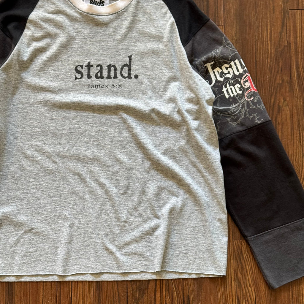 Jesus Deconstructed Raglan (Large)