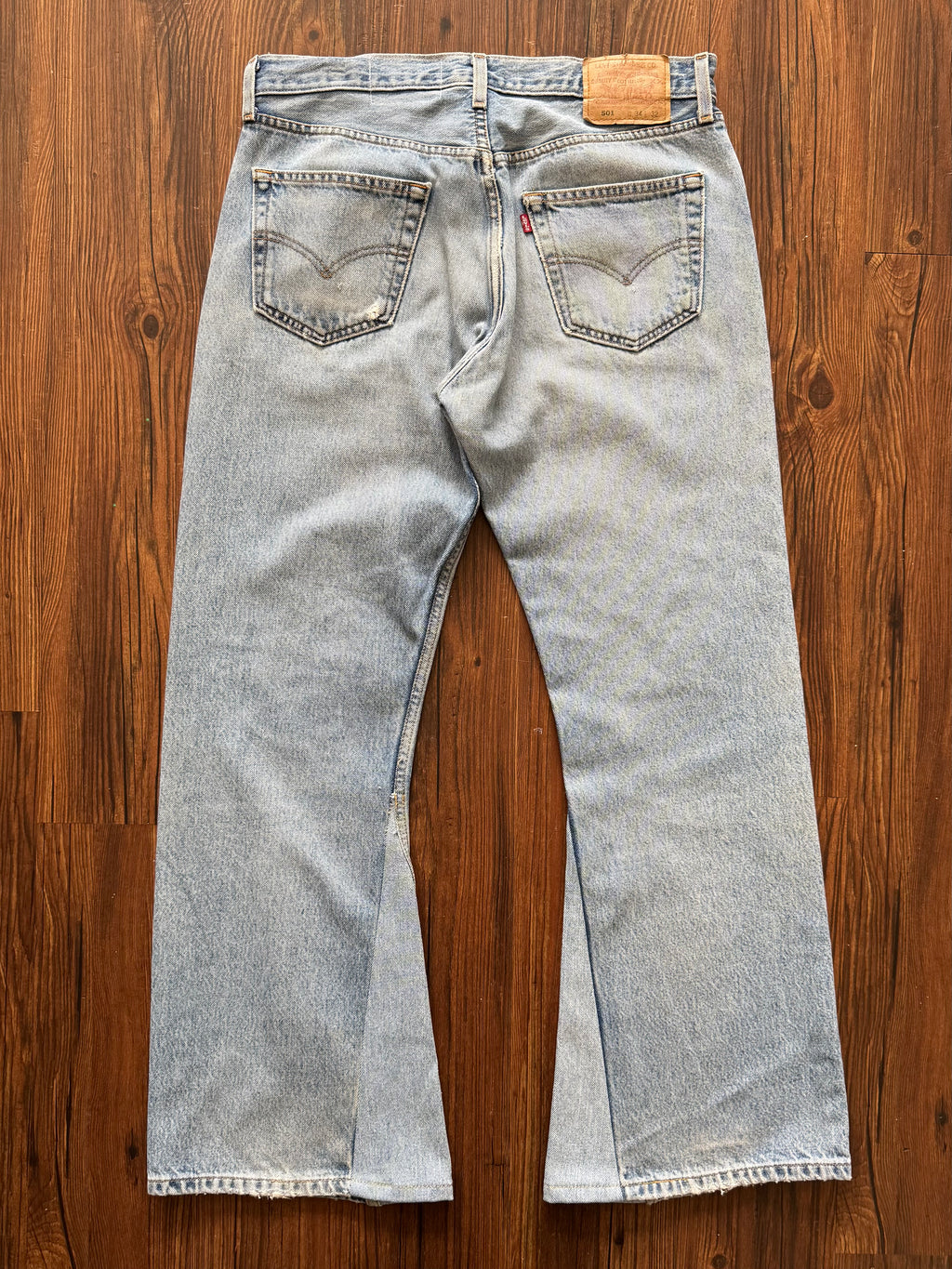 "Mr. Patches" Patchwork Jeans (Size 34)