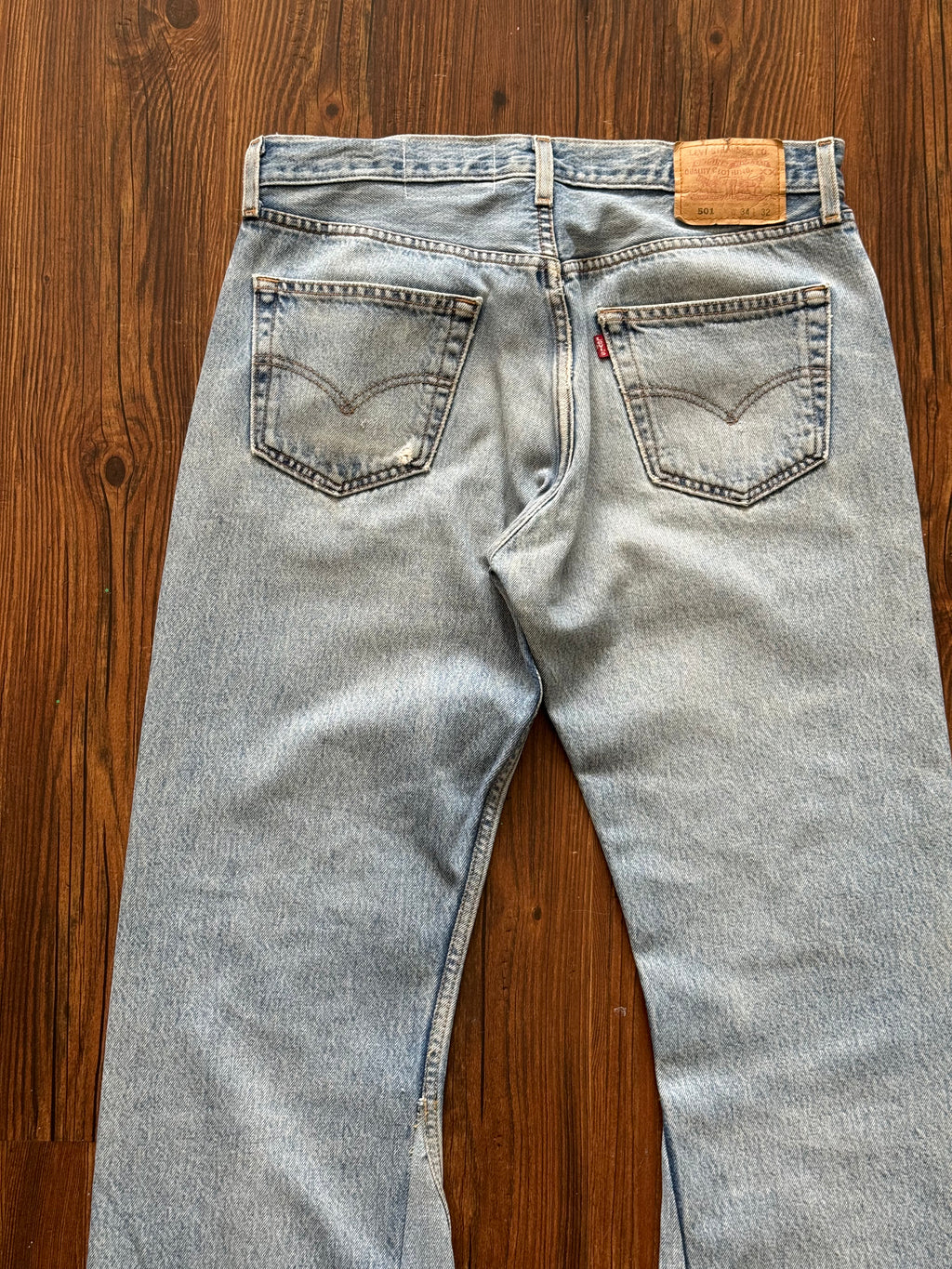 "Mr. Patches" Patchwork Jeans (Size 34)