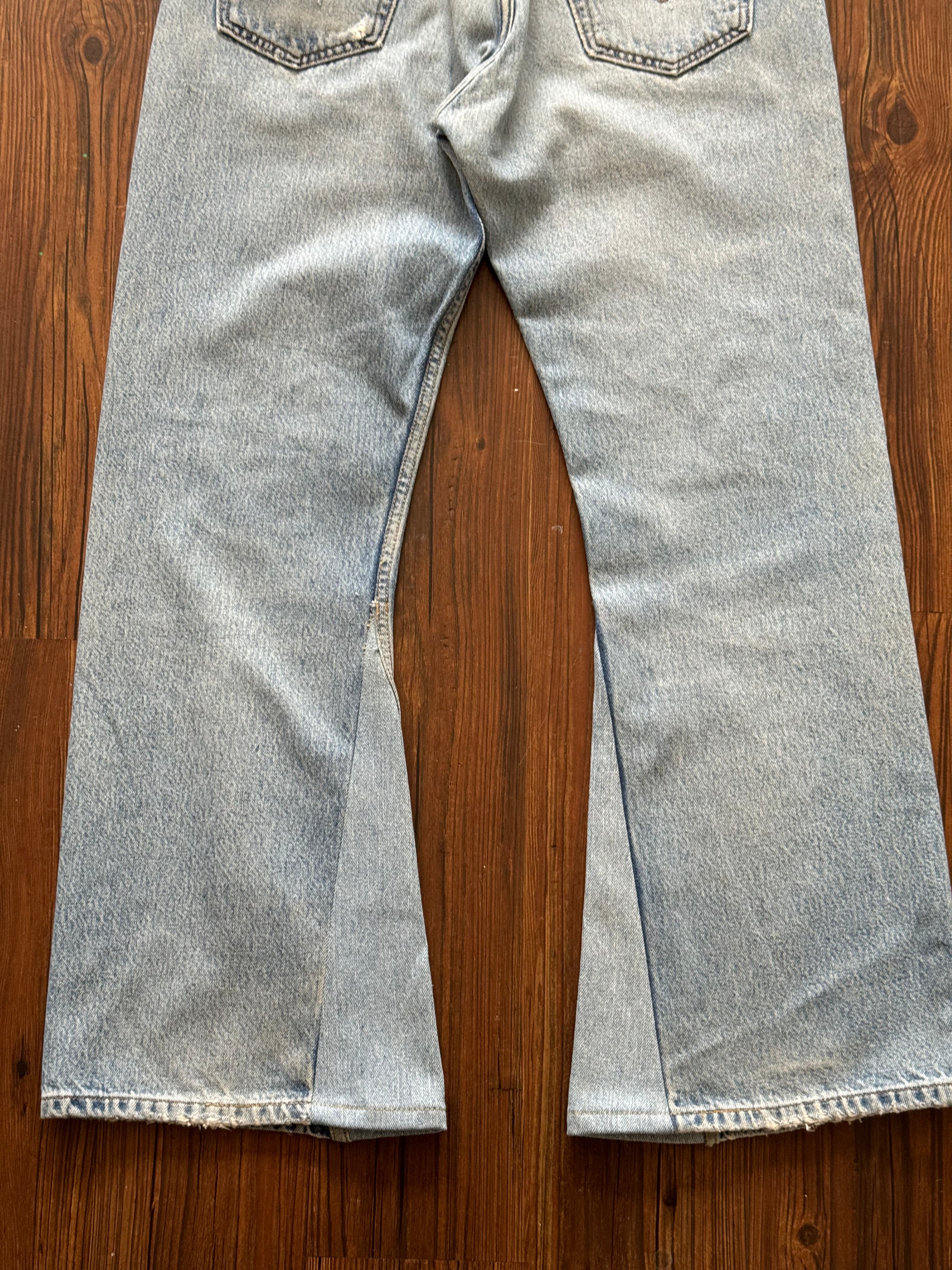 "Mr. Patches" Patchwork Jeans (Size 34)