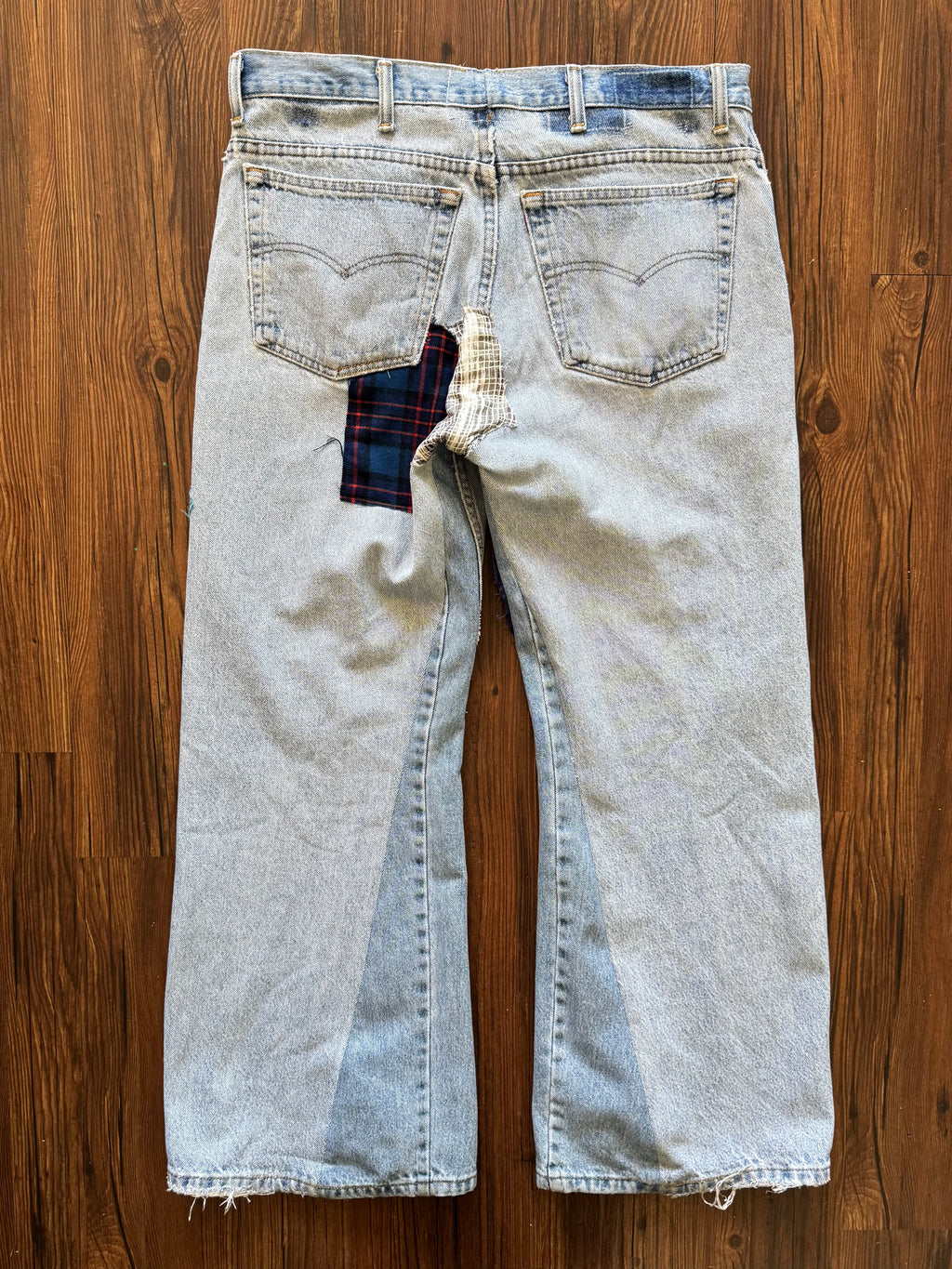 "Mr. Patches" Patchwork Jeans (Size 36)