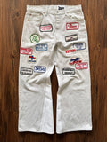 White Patches Jeans (Size 36)