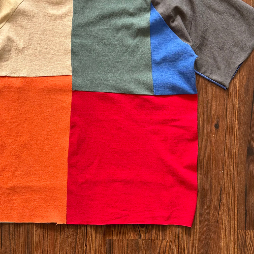 Patchwork Raglan T-Shirt (Medium)
