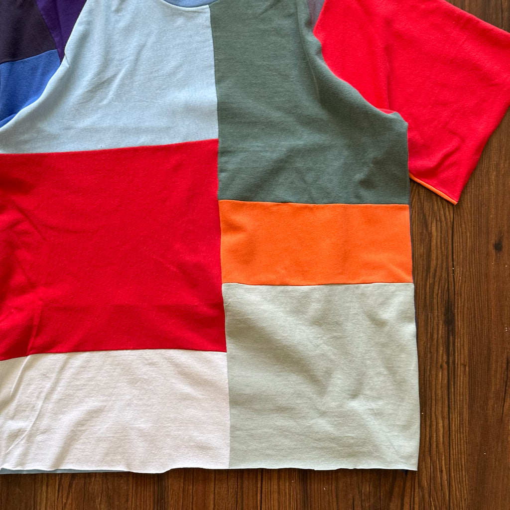Patchwork Raglan T-Shirt (Large)
