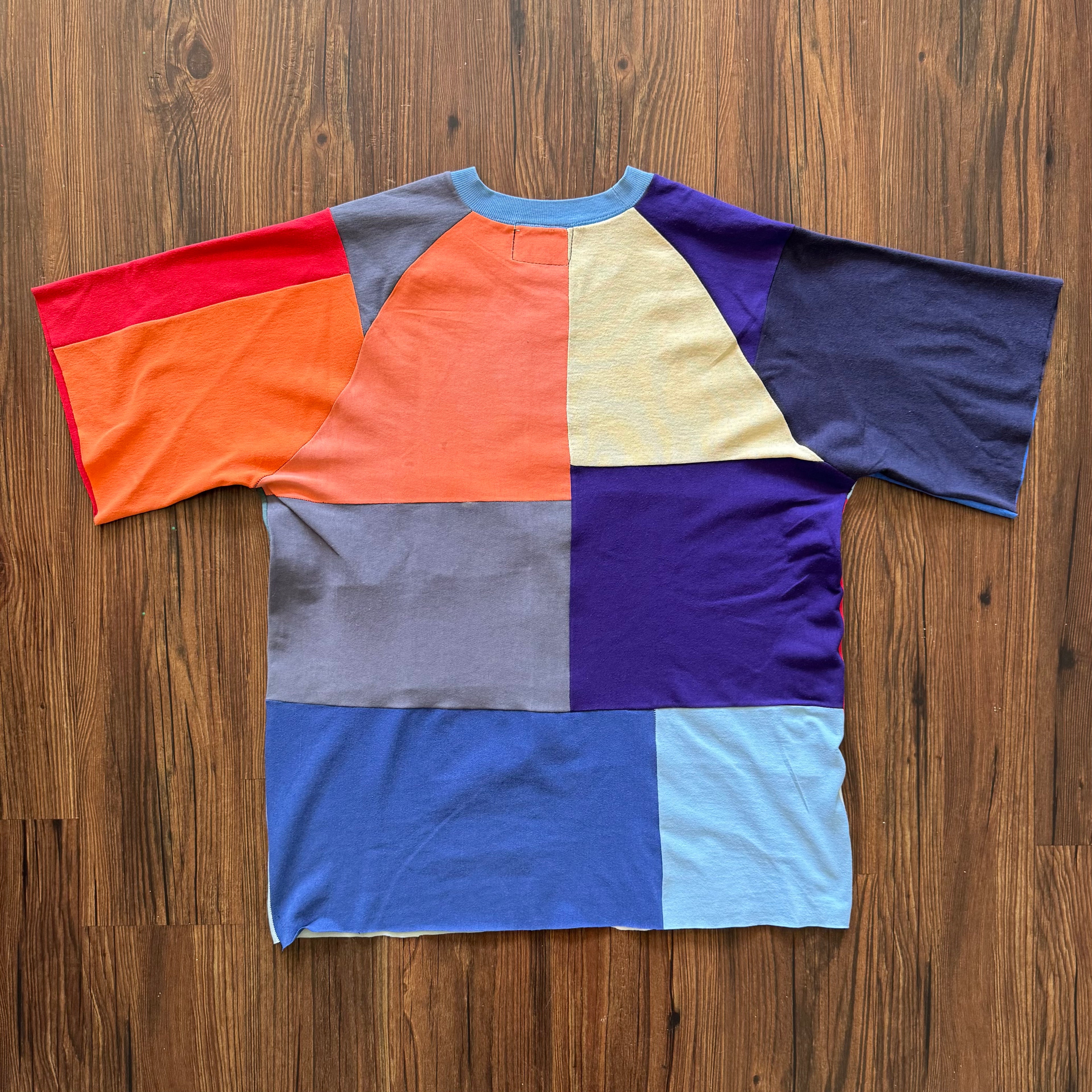 Patchwork Raglan T-Shirt (Large)